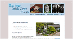 Desktop Screenshot of catholicworkeraustin.org